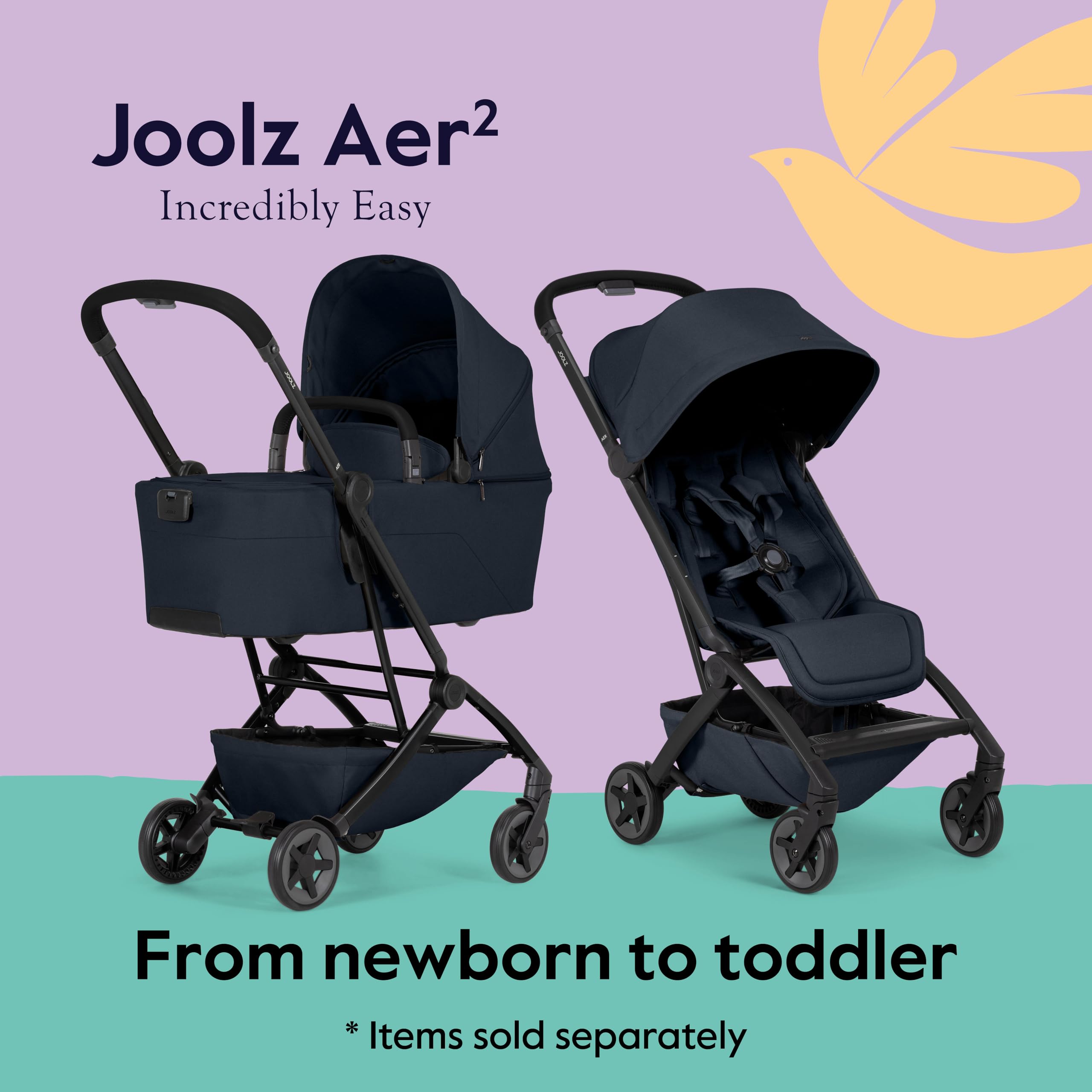 Amazon.com : Joolz Aer2 Lightweight Travel Stroller for Baby